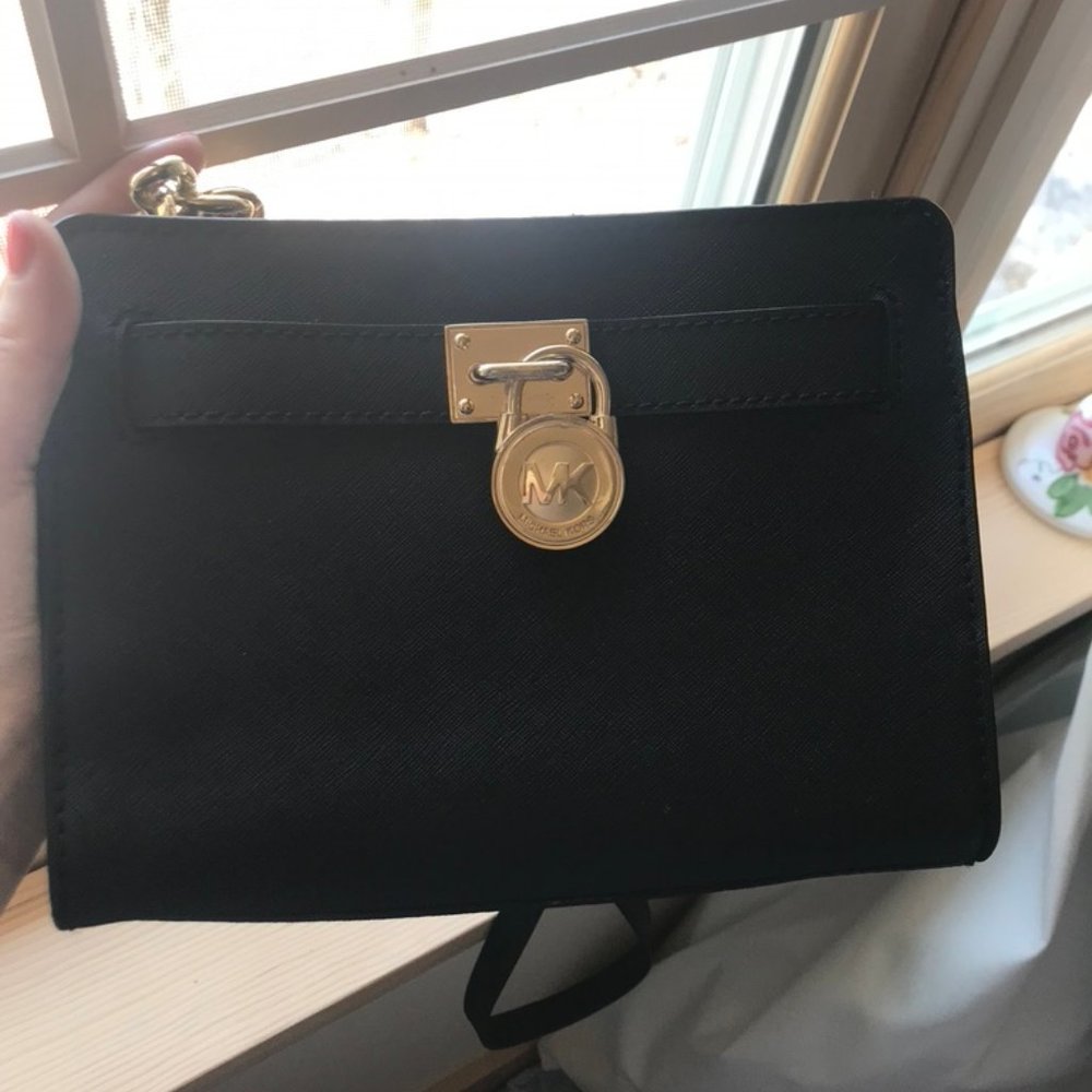 Michael Kors Hamilton Lock Saffiano Crossbody Bag